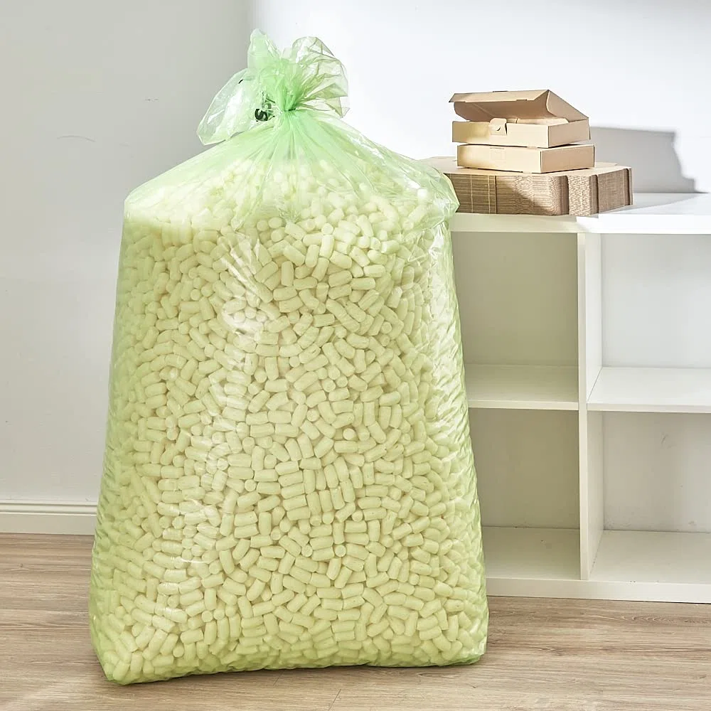 BB-Verpackungen 1x 300 Liter BIO-Verpackungschips SMALL (1 Beutel) | antistatisches Füllmaterial, leichte Polsterchips und 100% biologisch abbaubar