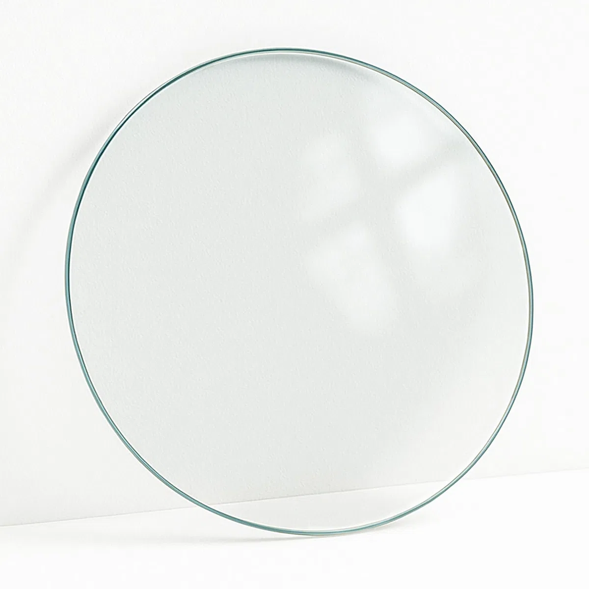 Rund Tischplatte Hartglas Glasplatte Transparent für Tisch 90 cm Gehärtete Durchsichtig Couchtisch Platteaus Gehärtetem Glas