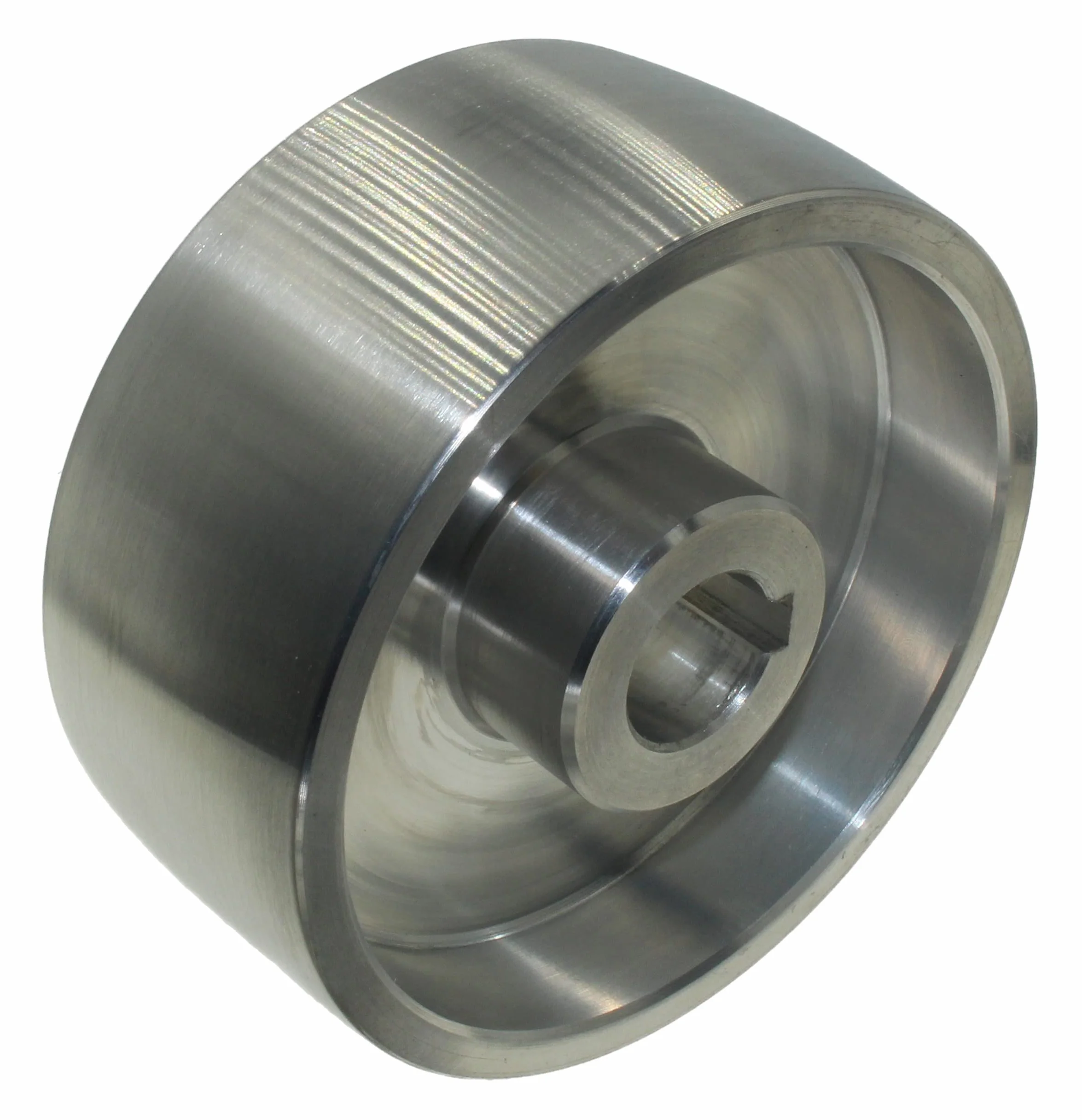 (Drive 130-24) Riemenschleifer-Antriebsrad CNC-bearbeitetes Riemenschleifer-Antriebsrad für Messerschleifer 130 mm Durchmesser - 55 mm breit mit 24 mm Bohrung