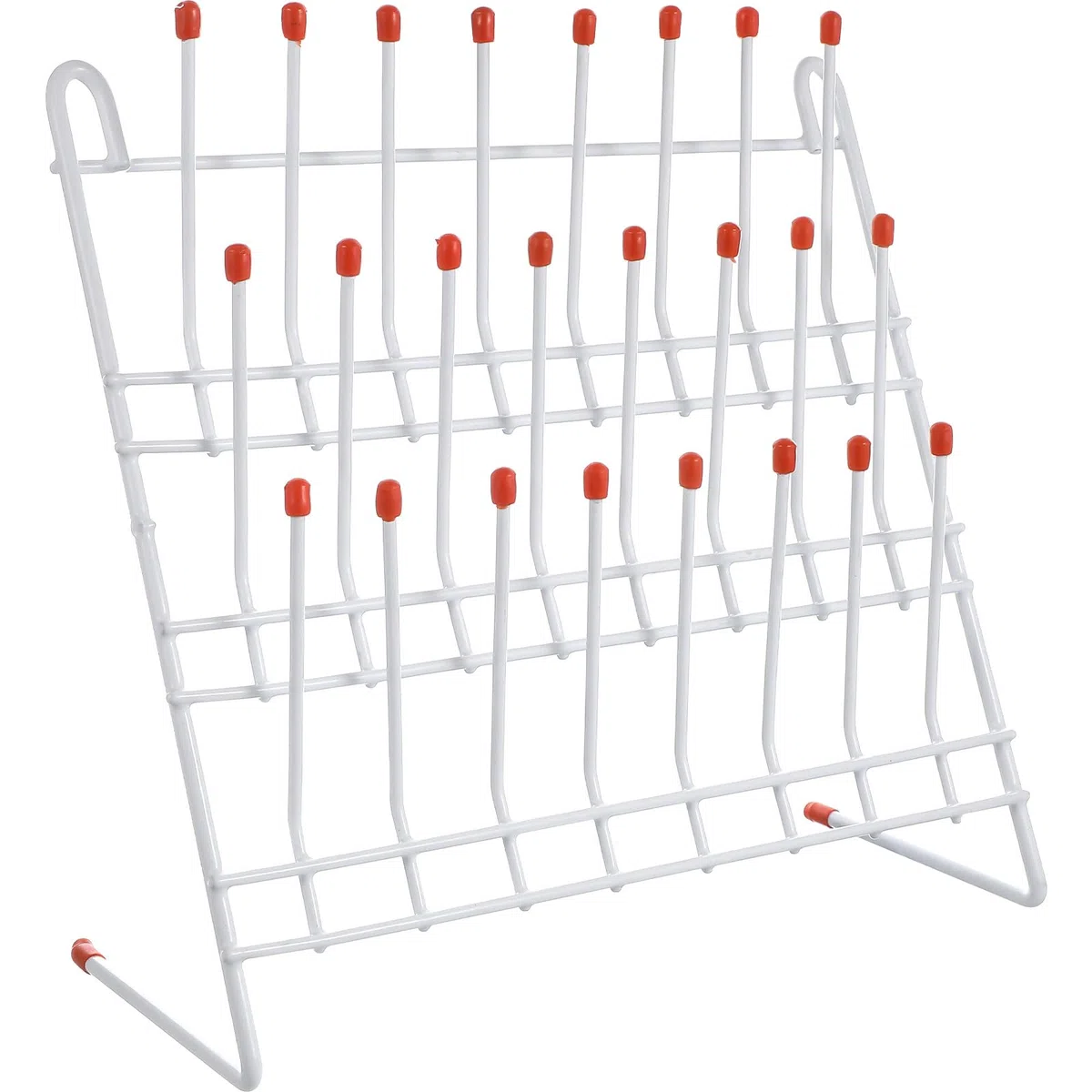 Laboratory Beaker Drying Rack aus Metall Praktischer Test Tube Draining Holder für Labor zum Organisieren und Trocknen von Reagenzgläsern Langlebig und Sicher