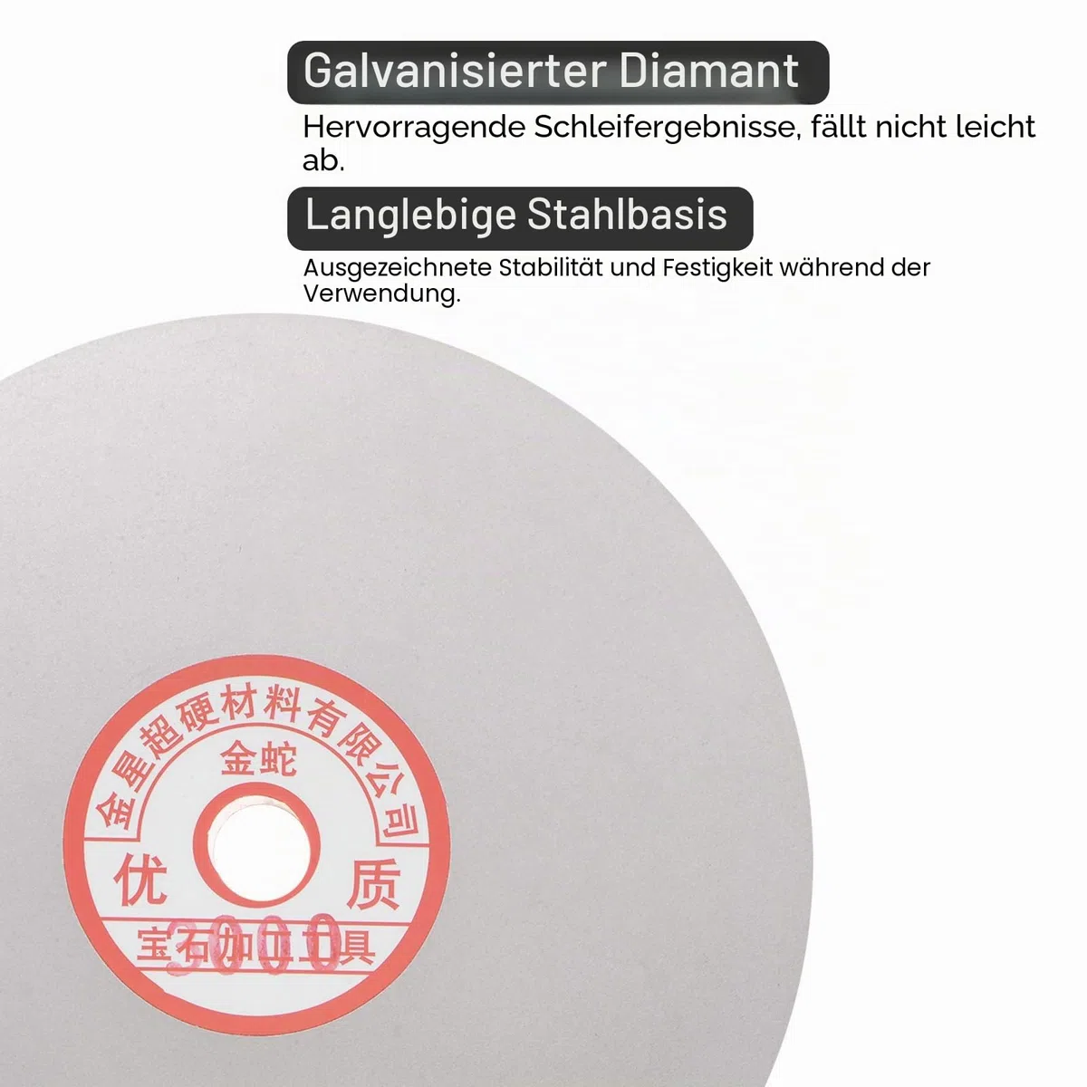 uxcell Diamant-Schleifscheiben-Set, 150 mm, Körnung 80/400/600/800/1500/3000, 1,27 cm Dorn Loch, flache Rundscheibe, Polierscheiben für Edelstein, Fliesen, Glas, Stein, Metall, 6 Stück