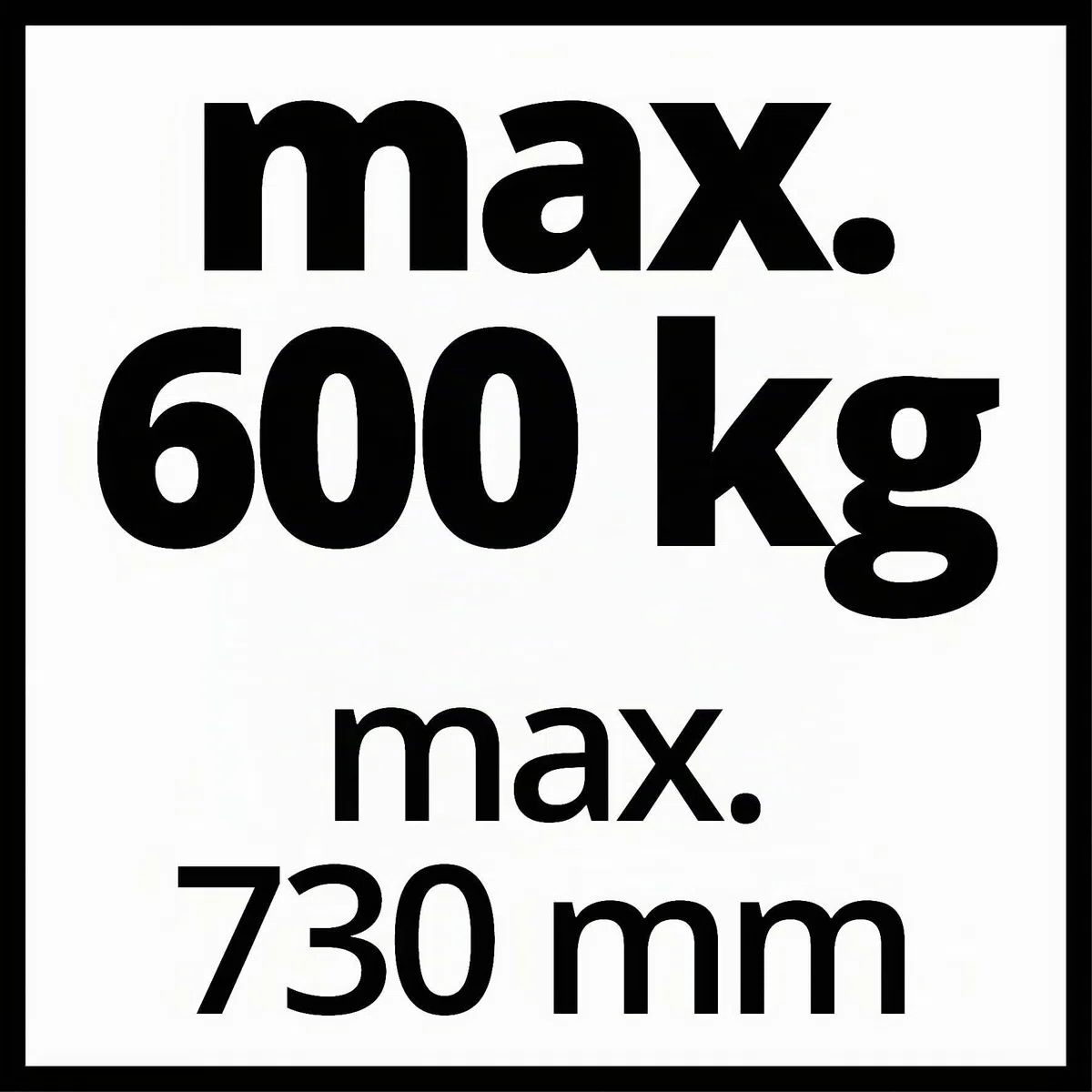 Original Einhell Schwenkarm SA 1100 (für Seilhebezug, 180 Grad schwenkbar, max. 600 kg bei 73 cm und 300 kg bei 110 cm, Montage ab 3 mm Wandstärke, inkl. Rohrmanschette)