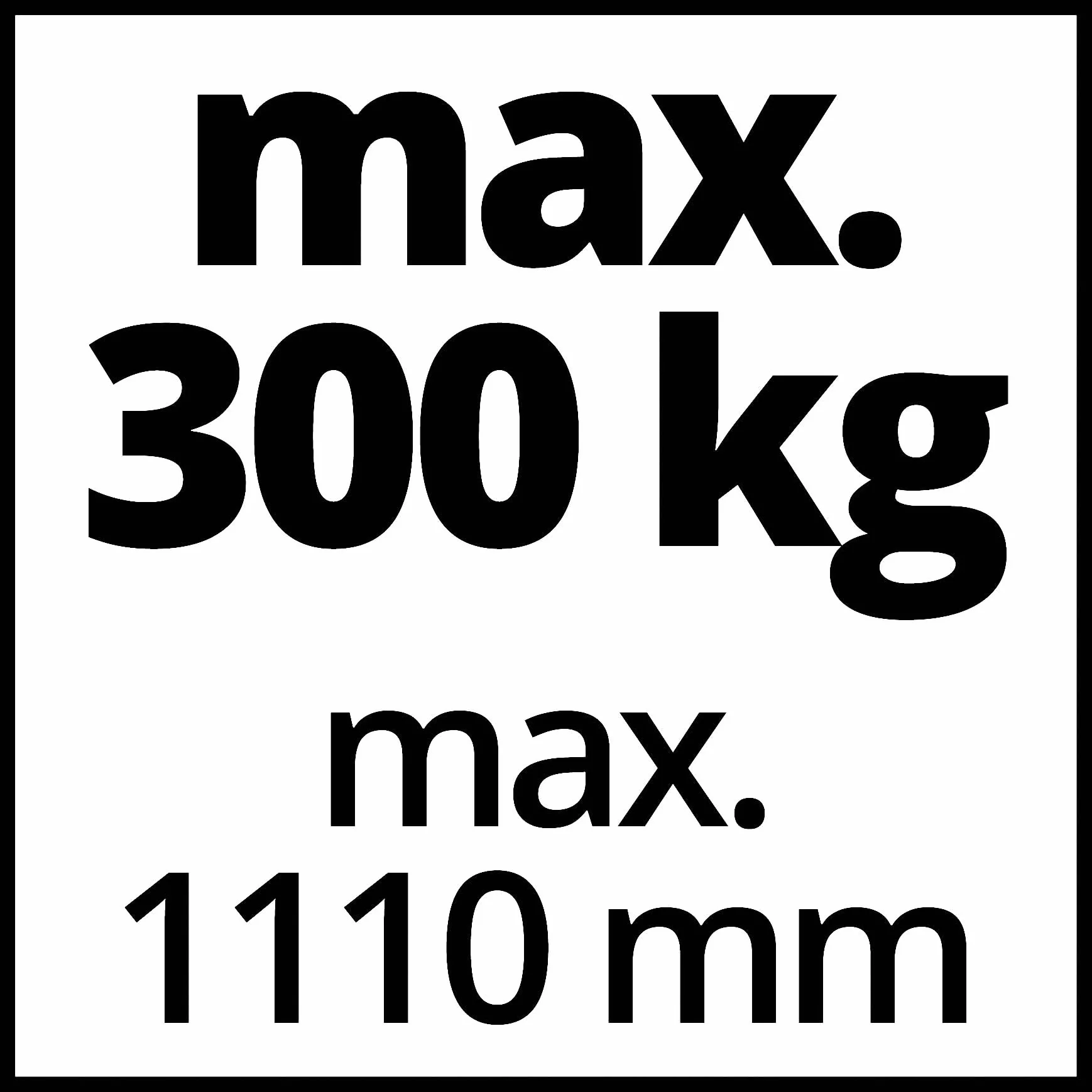 Original Einhell Schwenkarm SA 1100 (für Seilhebezug, 180 Grad schwenkbar, max. 600 kg bei 73 cm und 300 kg bei 110 cm, Montage ab 3 mm Wandstärke, inkl. Rohrmanschette)