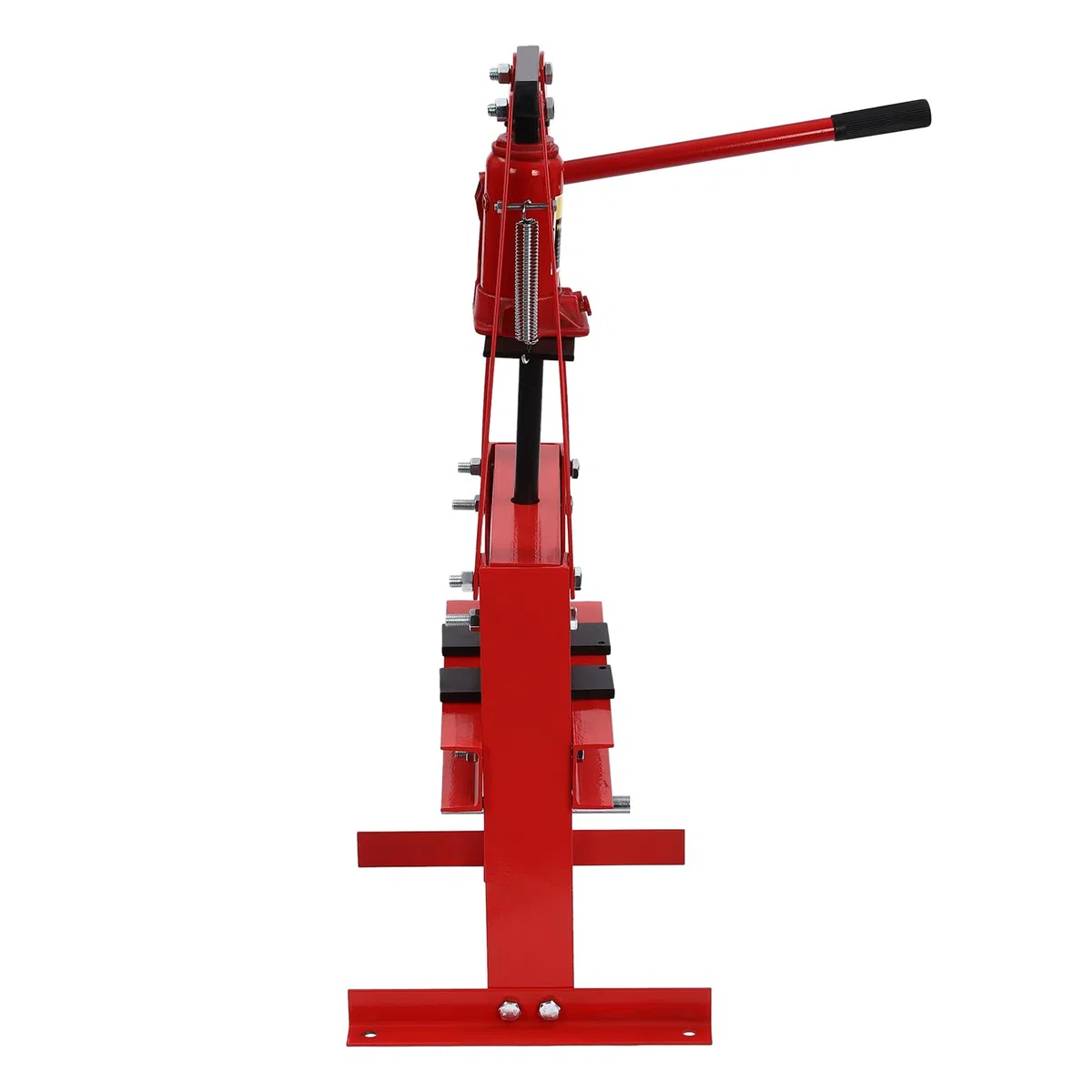Hydraulische Presse 6 Tonnen manuelle Werkstattpresse für Garage und Metallbearbeitung | Stabile hydraulische Presse mit 3 Höhenstufen und Sicherheitsventil | Ideal für Lagerwechsel
