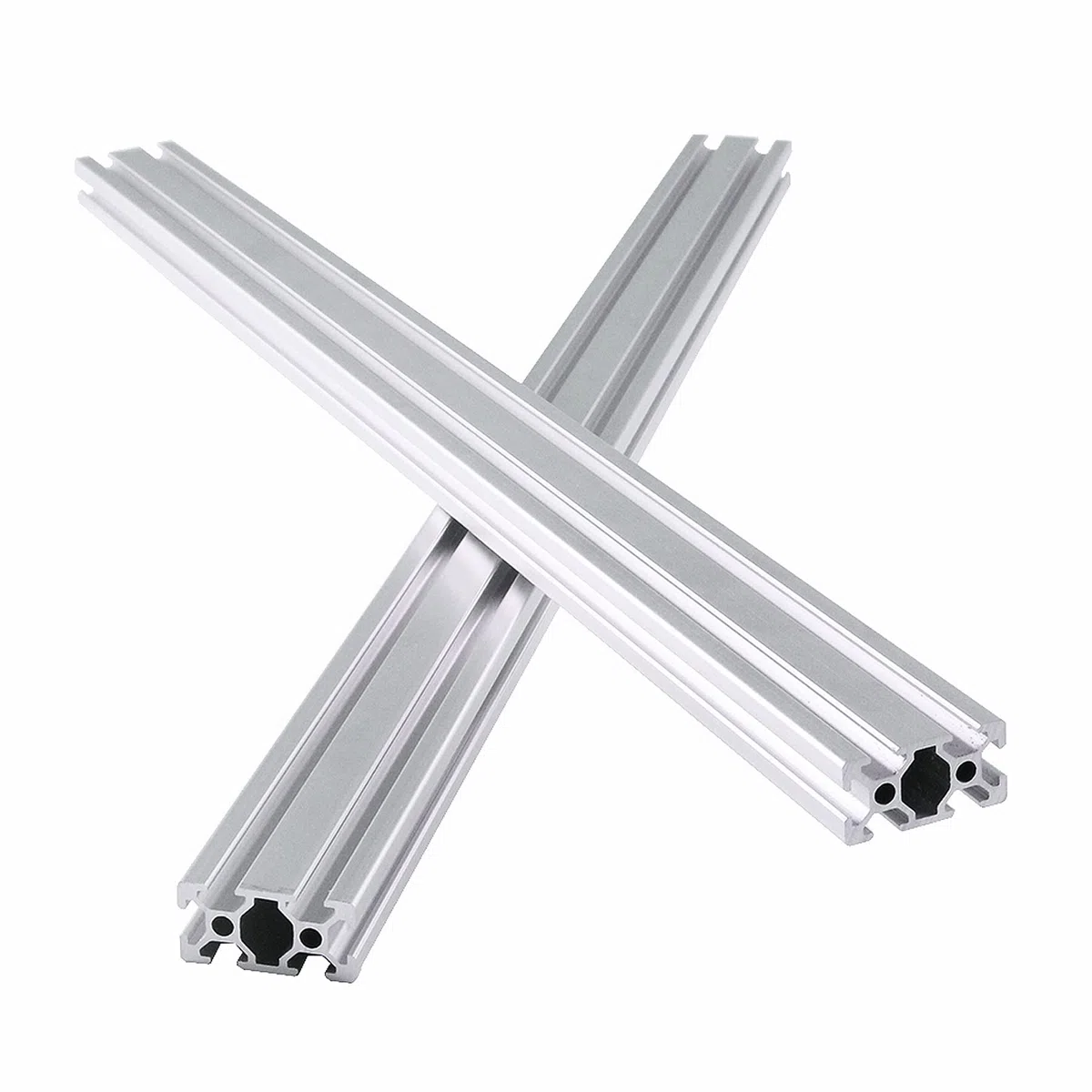 2 Stück 1000mm 2040 T Typ Europäische Norm Systemprofil Aluminium Profil 20x40 Aluminiumprofil Extrusions Linearschiene für 3D-Drucker und CNC-DIY-Lasergravurmaschine