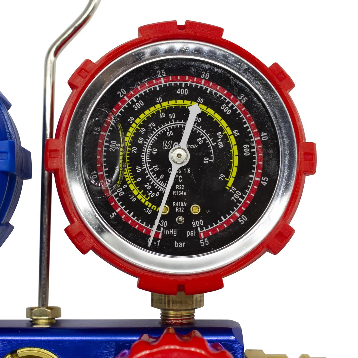 Manometer mit Glyzerin Koffer Set für Klimaanlage, R32, R410, R134, vibrationsfrei