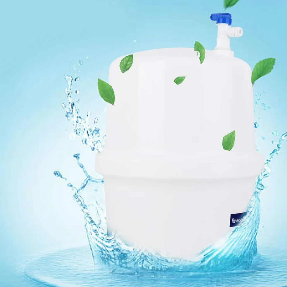 Ejoyous Osmose Wassertank 12L, 50MPSI Druck, Speichertank für Umkehrosmoseanlagen, Ausdehnungsgefäß für Wasserfiltersysteme