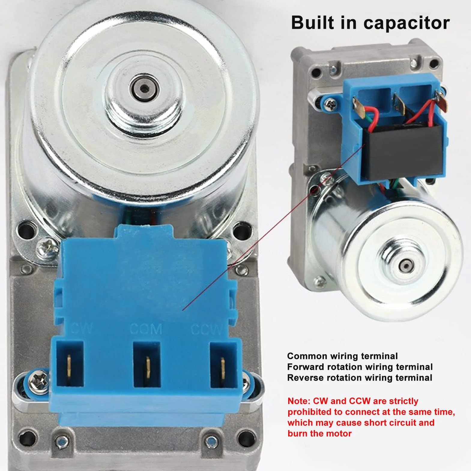 Schneckenvorschubmotor, Ganzmetallgetriebe, 20 W, Starke Leitfähigkeit, Elektrischer Kamin, Ofen, Getränkeschrank, AC220 V, für PHC90, Guss für PP60 Pelletofen, Schneckenmotor (3