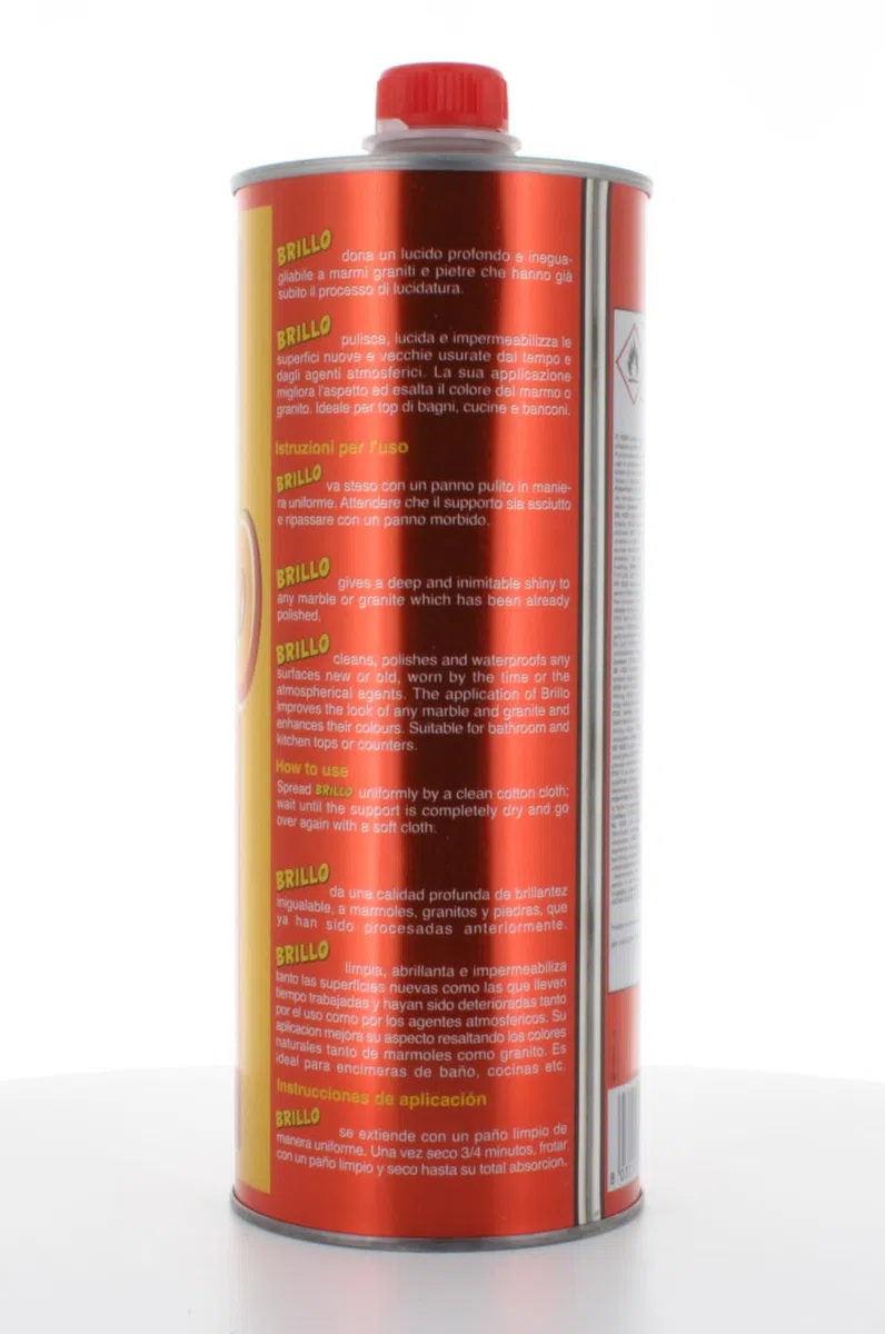 ILPA BRILLO ML.750 - Silikonbasis Wachsflüssigkeit - Polieren, Schützen, Reinigen - Marmor, Stein, Granit, Keramik - 750 ml