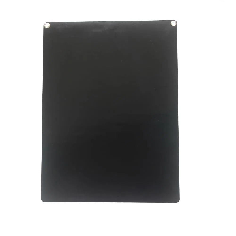 Flexibles Solarpanel 30W 18V, 21,5% hohe Effizienz ETFE monokristallines Solarladegerät IP67 wasserdicht alles schwarz für Autokaravan RV Boot Camper Van Dach Off-Grid
