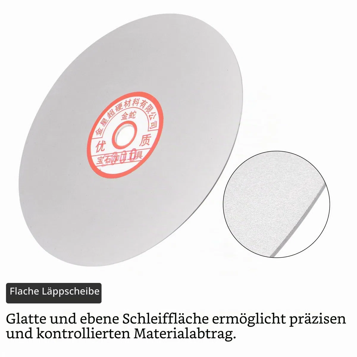 uxcell Diamant-Schleifscheiben-Set, 150 mm, Körnung 80/400/600/800/1500/3000, 1,27 cm Dorn Loch, flache Rundscheibe, Polierscheiben für Edelstein, Fliesen, Glas, Stein, Metall, 6 Stück