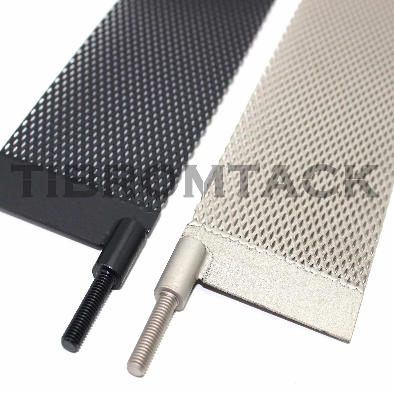 Elektroden aus Titan Elektrochemische Anwendung, 2PCS Titan Anode Mesh mit MMO Ruthenium-Iridium-Beschichtung und Kathoden-Elektrolyt-Mesh ohne Beschichtung für die Schwimmbadreinigung