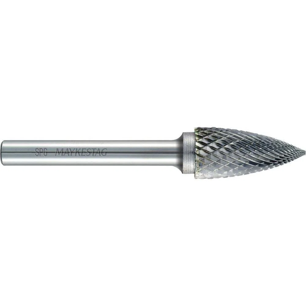 Alpen 780606106100 Hartmetall-Frässtift SPG 6 S6 6x50mm SB