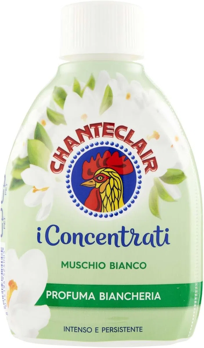 Chanteclair, I Concentrati, Profuma biancheria,muschio bianco, Duft Leinen, Weißer Moschus 4x 220 ml & Italian Gourmet polpa 400g
