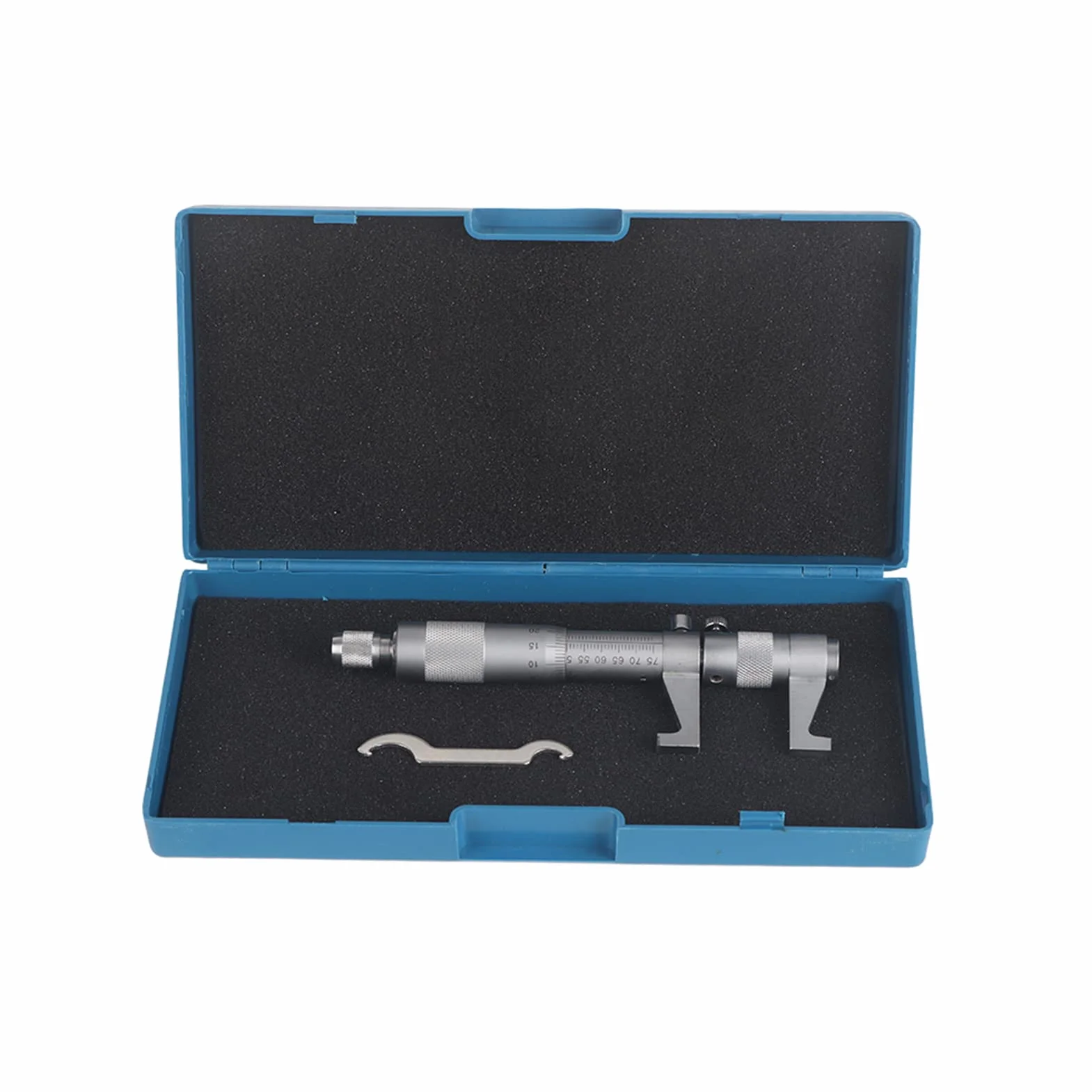 Tissting Innenmikrometer, Präzisionsmesswerkzeug mit Legierungskopf 25-50mm/50-75mm Edelstahl für Innendurchmessermessung (50-75 mm)