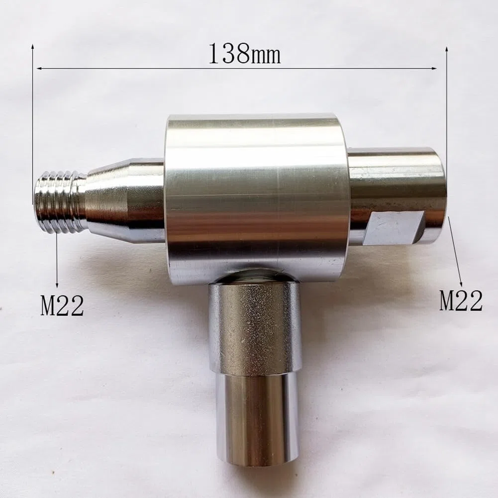 Adapter für Diamantbohrkronen - M22-Außengewinde auf Innengewinde mit Effizienter Staubabsaugung A