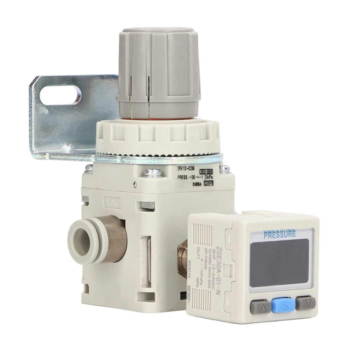 Luftdruckregler, Pneumatischer Vakuumregler Einfache Bedienung ABS -100 Bis -1,3 KPa für die Industrie