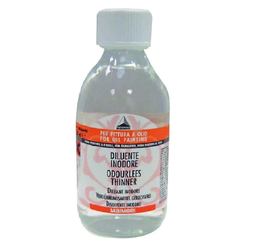 Maimeri – 600 geruchsneutrale Verdünnungsmittel – 1000 ml – Auilarier für Ölfarbe