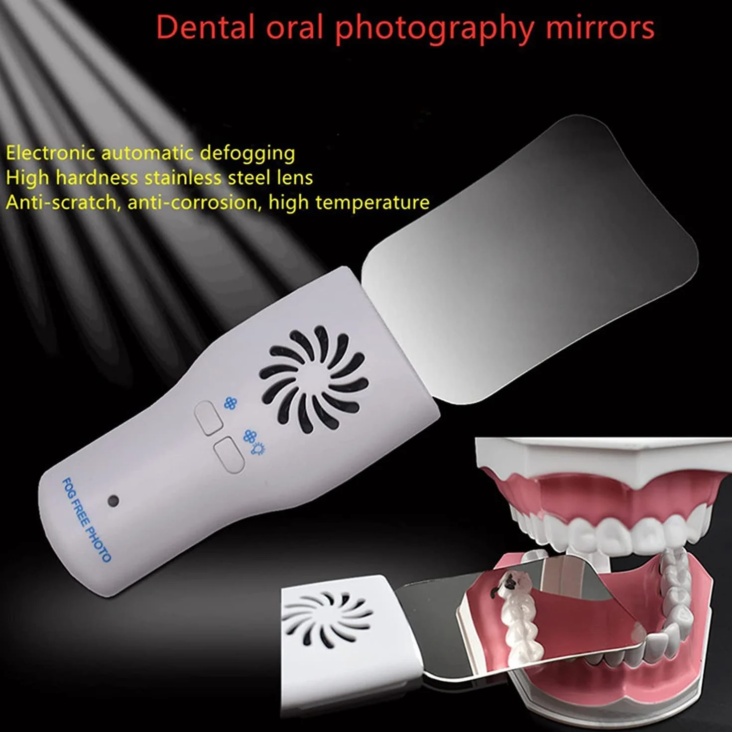Dental Oralfotografie Spiegel, Zahnarzt Anti-Beschlag Foto Spiegel Occlusal Reflektor Glas