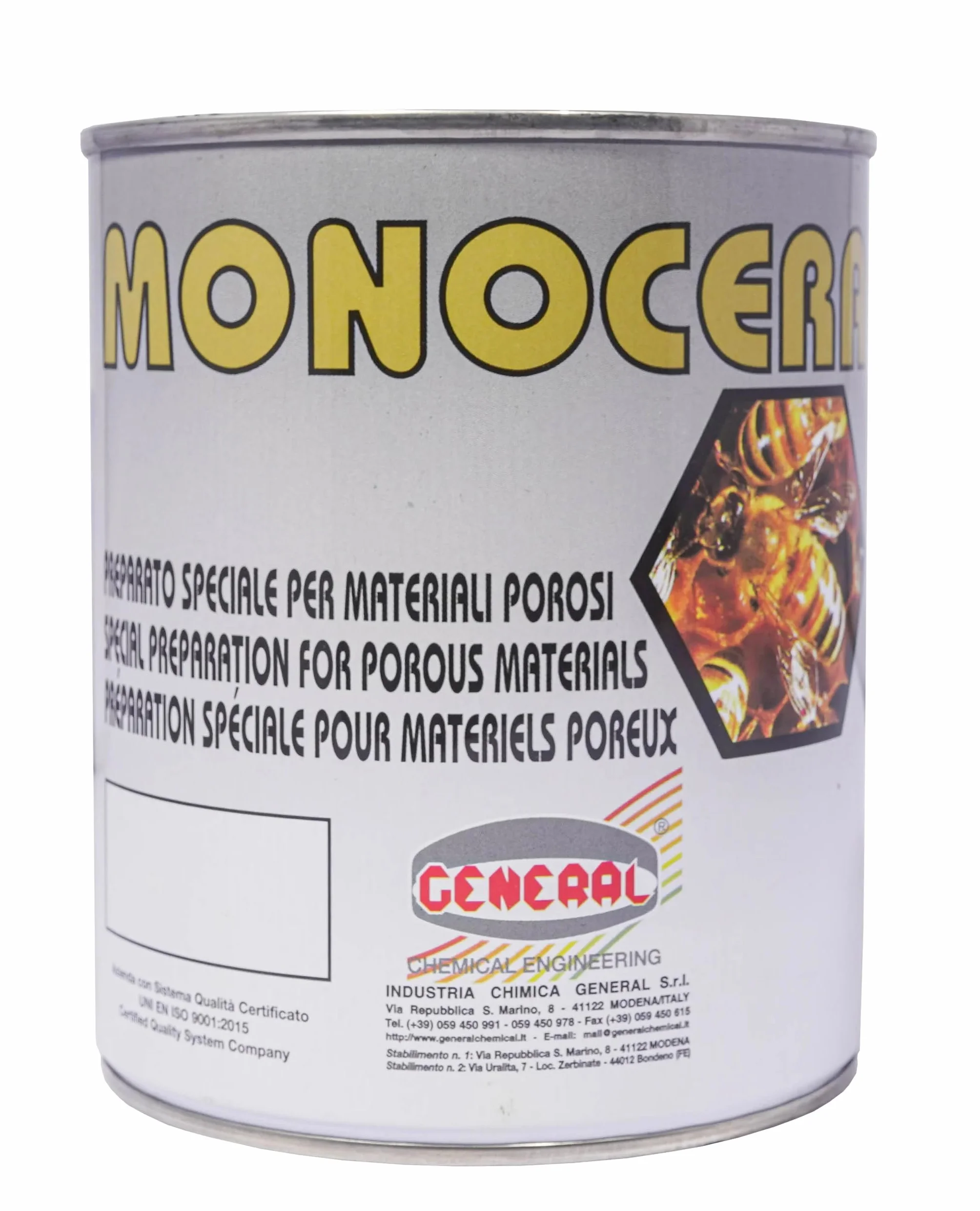 Monocera General – Neutrales Wachs, 1 l, für Marmor, Granit und Natursteine