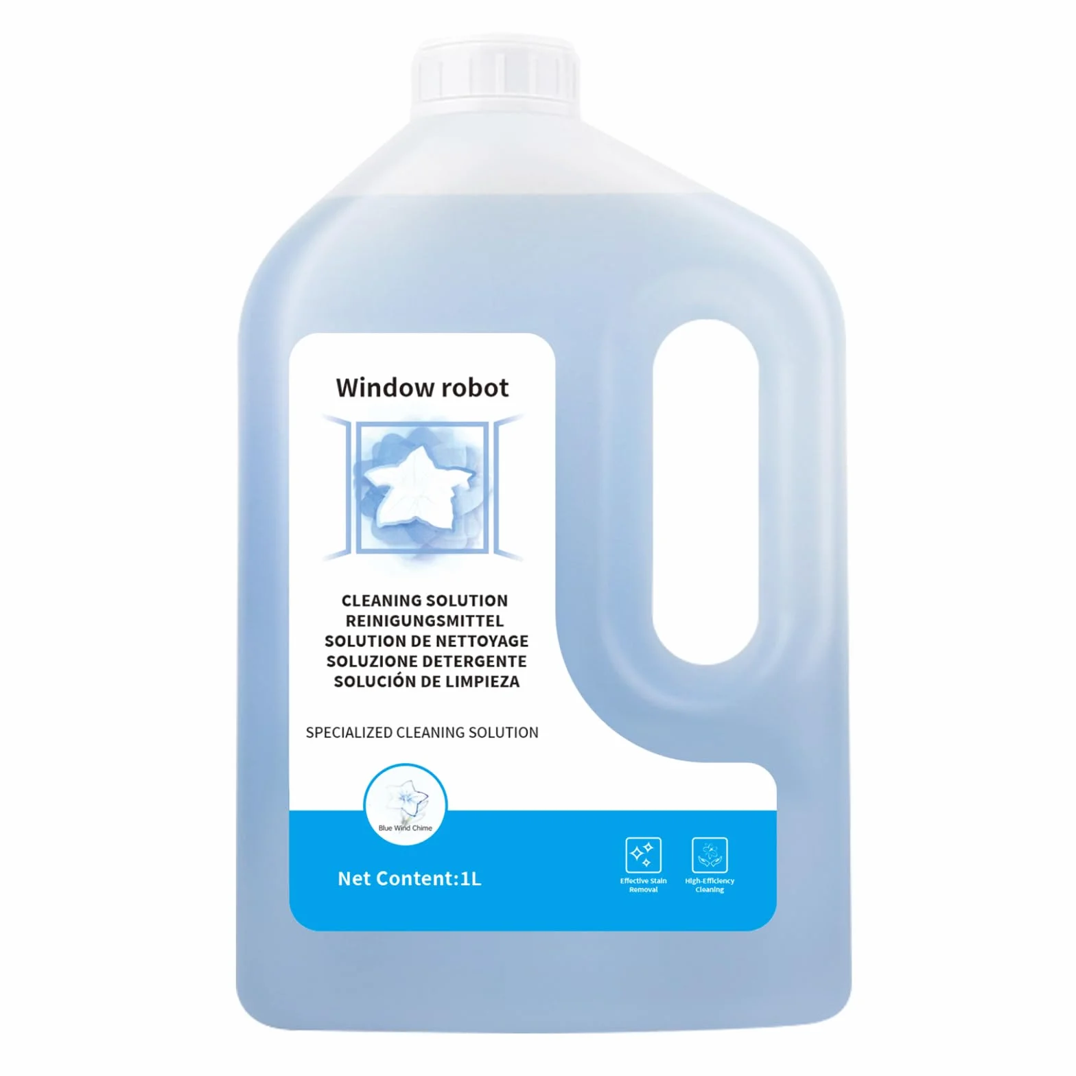 1L Reinigungslösung für ECOVACS Winbot W1 PRO,W2,W2 OMINI,W2 PRO,W2 PRO OMNI,WINBOT MINI W2S Omni Fensterputzroboter