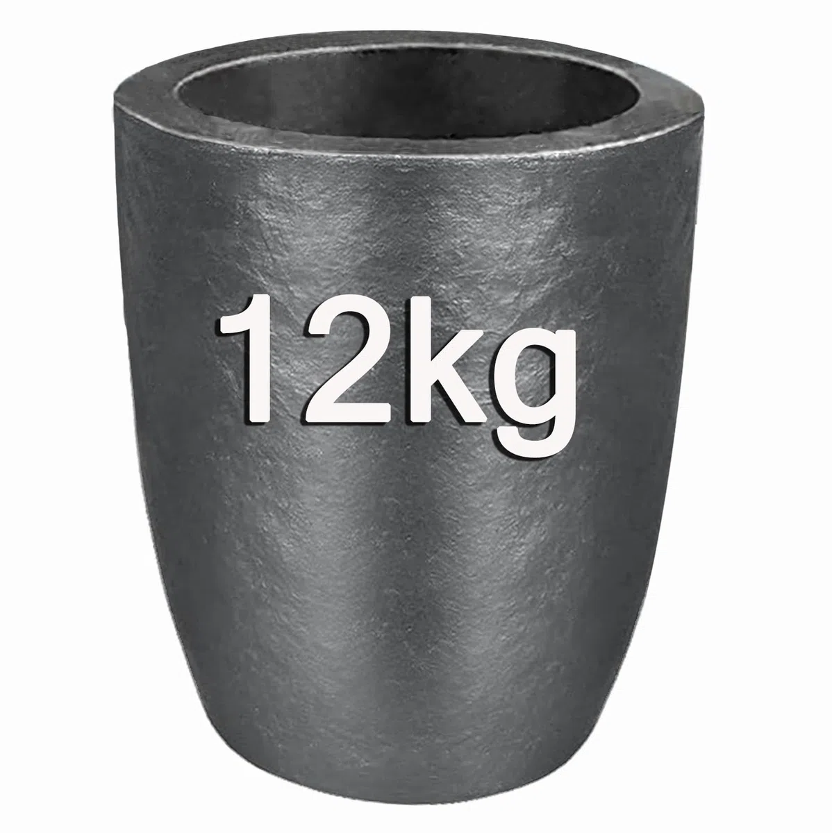 12 kg Graphittiegel, Gießerei, Ton, Tiegel zum Schmelzen von Metall, Schmelzen, Gießen, Verfeinern von Gold, Silber, Kupfer, Messing, Aluminium