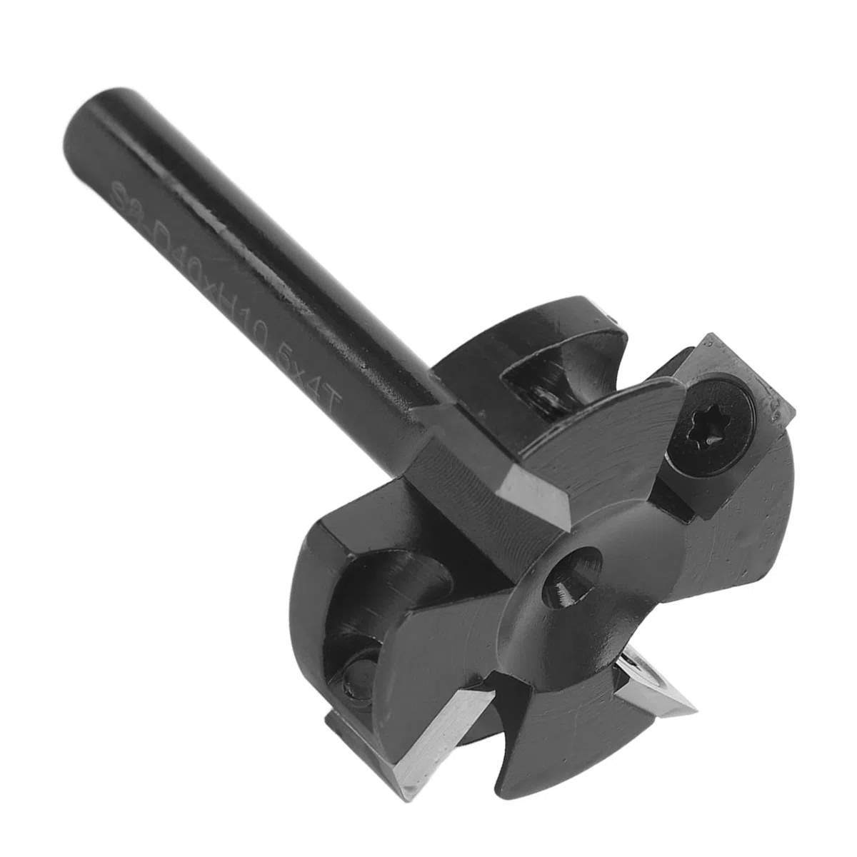 Fräser, CNC-Spoilboard-Oberflächenfräser, 4 Nuten, 8 Mm Schaft, 40 Mm Schnittdurchmesser, Hobelfräser-Werkzeug, Holzhobelfräser