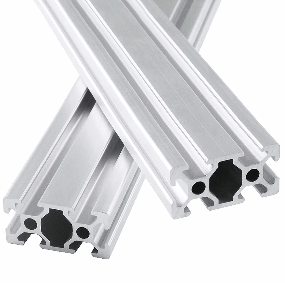 2 Stück 1000mm 2040 T Typ Europäische Norm Systemprofil Aluminium Profil 20x40 Aluminiumprofil Extrusions Linearschiene für 3D-Drucker und CNC-DIY-Lasergravurmaschine