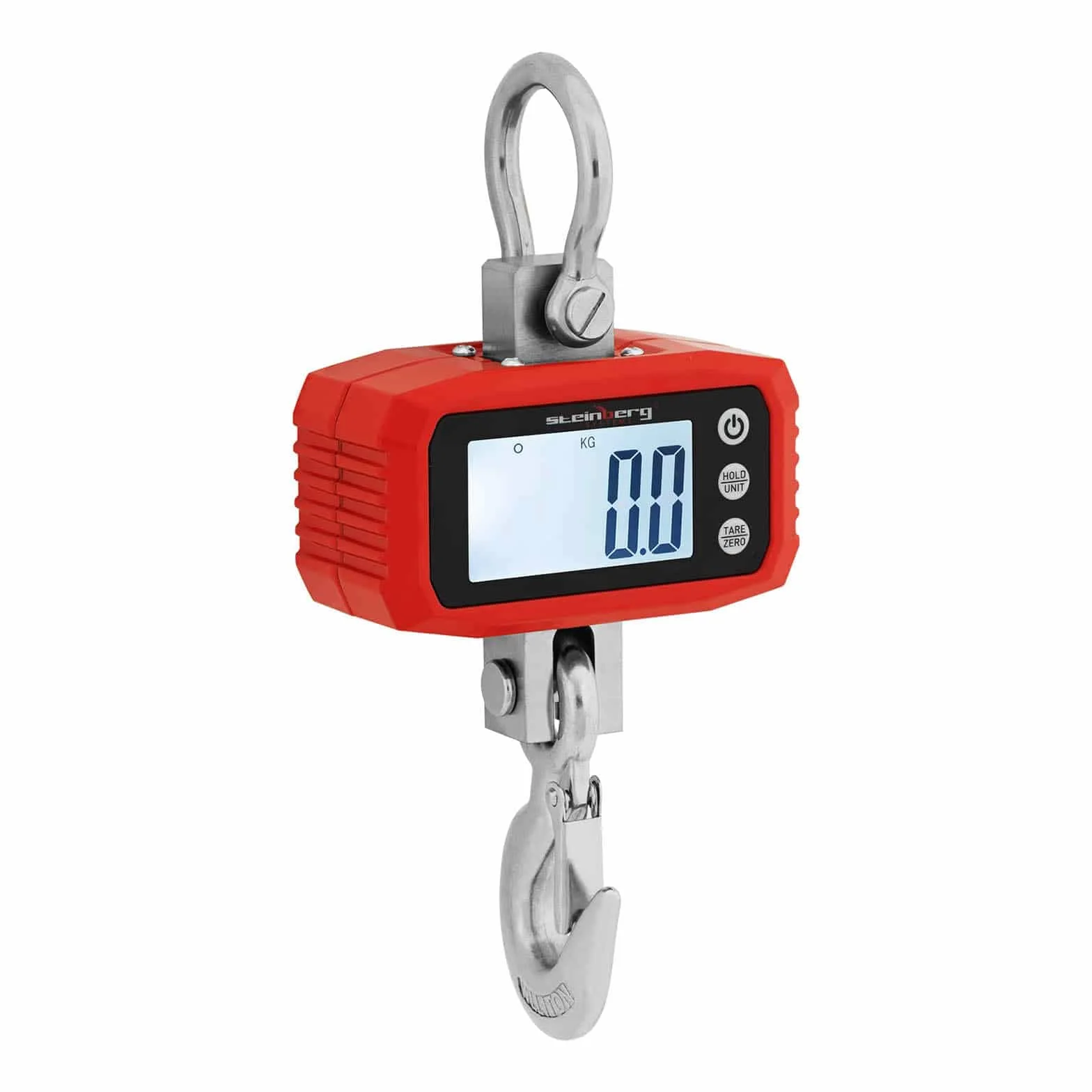 Steinberg Systems SBS-KW-1000N Kranwaage 1000 kg / 100 g LCD Hängewaage Zugwaage Kranwaage 1000 kg