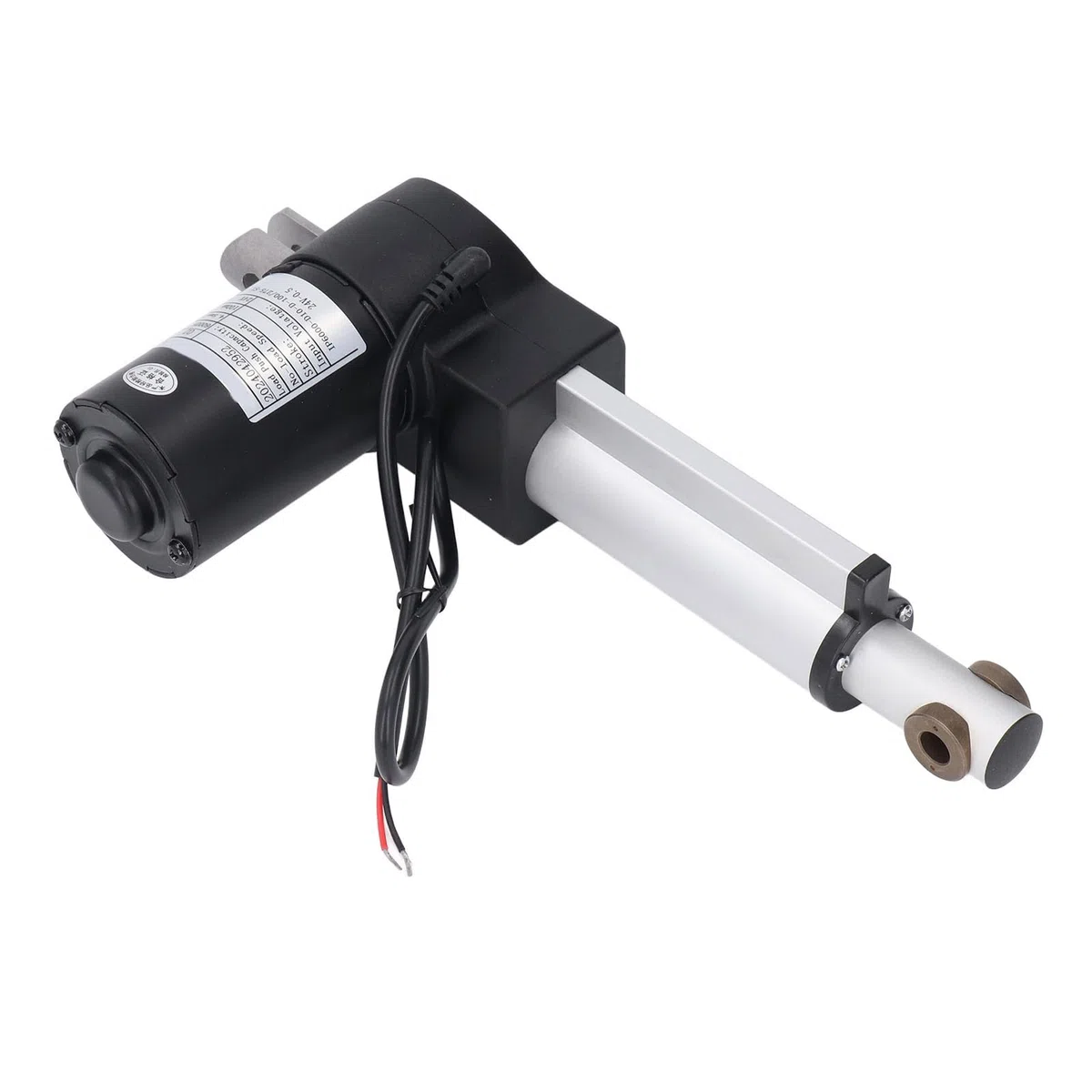 6000N Elektrischer Linearantrieb, 24 V, 100 Mm Hub, Hohe Sicherheit, Aluminiumrohr, ABS-Montageanschluss, IP43, 4,5 Mm/s, Medizin, Industrie, Landwirtschaft, Gastronomie,