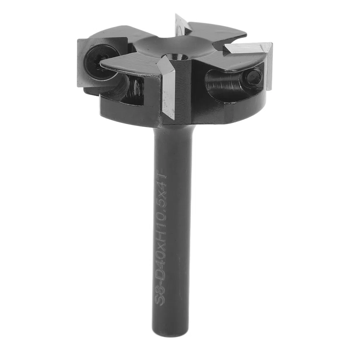 Fräser, CNC-Spoilboard-Oberflächenfräser, 4 Nuten, 8 Mm Schaft, 40 Mm Schnittdurchmesser, Hobelfräser-Werkzeug, Holzhobelfräser