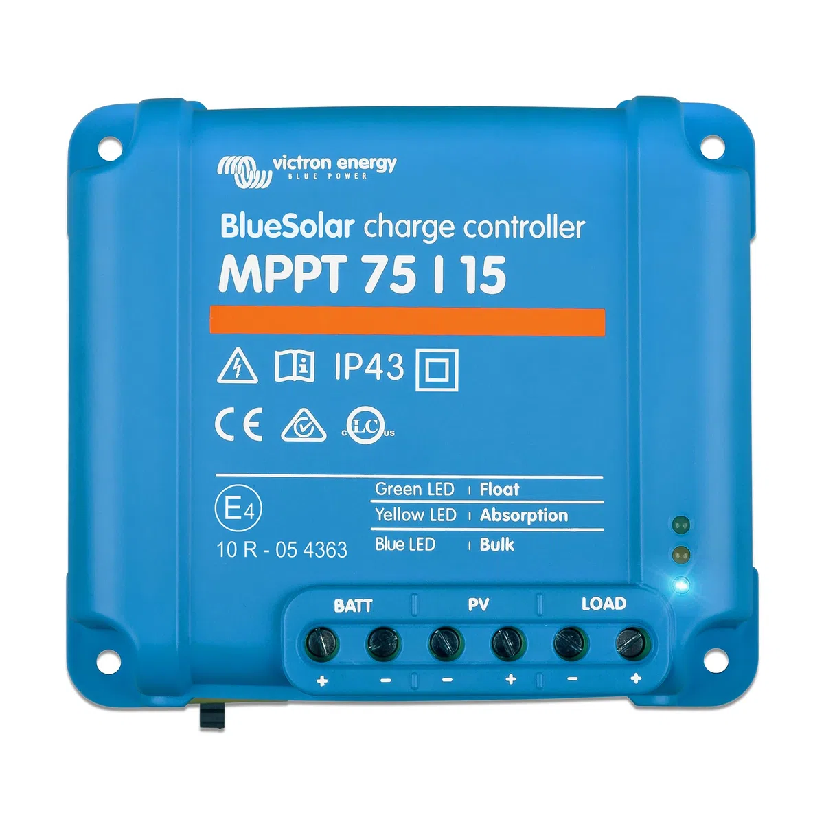 Victron Energy BlueSolar MPPT Laderegler - Solar Laderegler - 75V 15 Amp 12/24-Volt