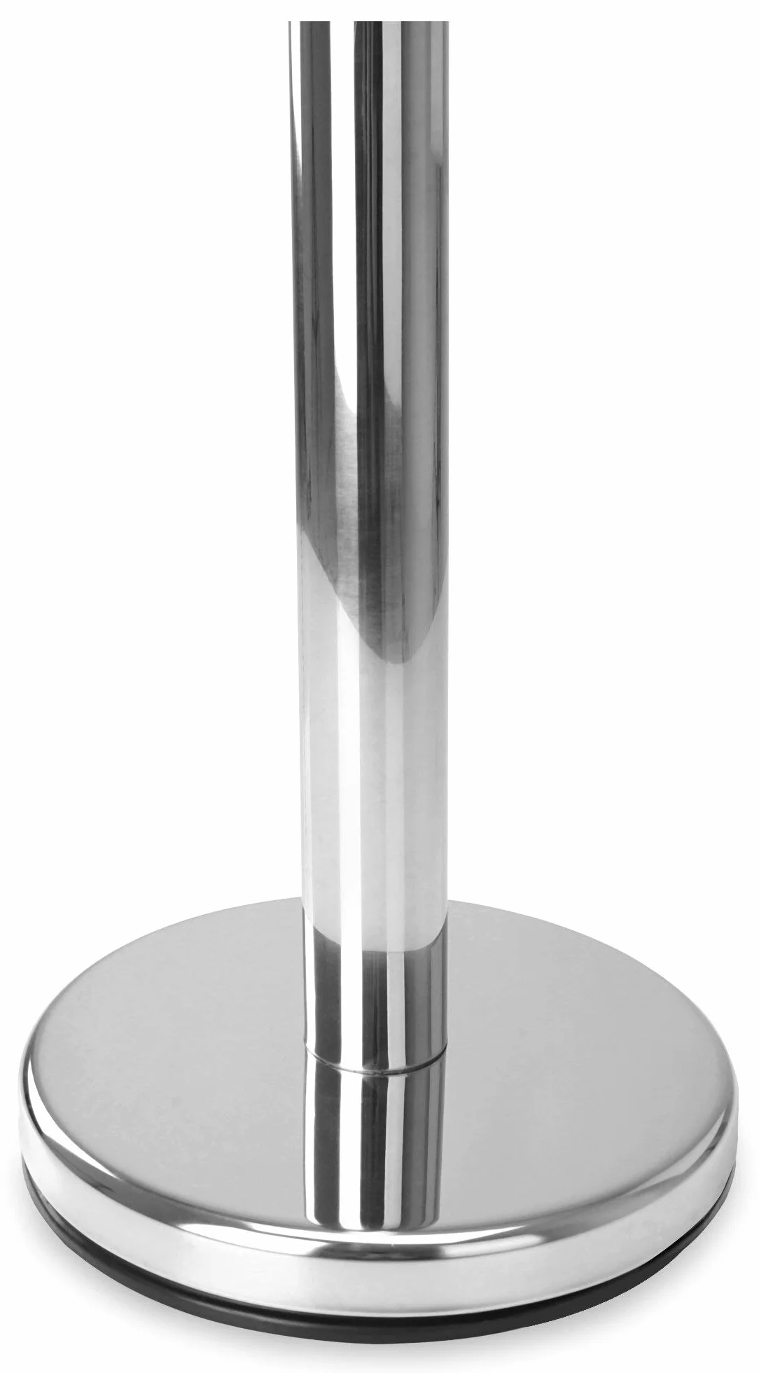 Stagecaptain PLS-200S Absperrständer Personenleitsystem Paar (2 Stück Absperrpfosten, Hotel, Ausstellung, Flughafen, Vip, roter Teppich, Absperrband rot) silber