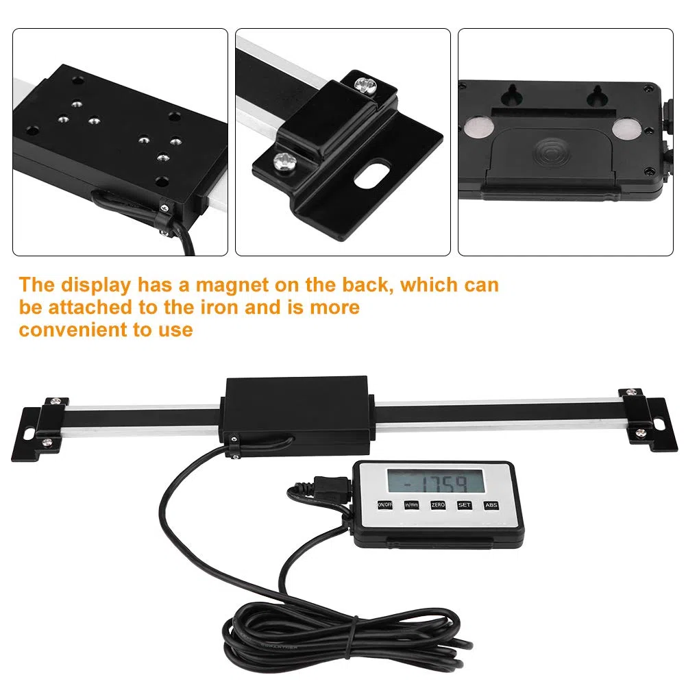 Digitales lineares Ausleseset, 0-200 mm, Metall, Digital Readout Kit