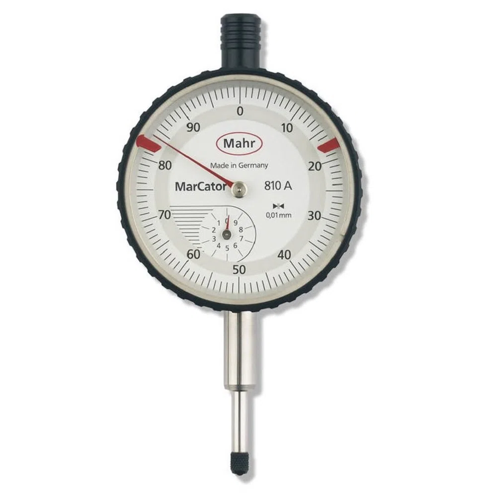 Messuhr Mahr Analog MarCartor 810 A Messspanne: 0-10 mm Ablesung: 0,01 mm