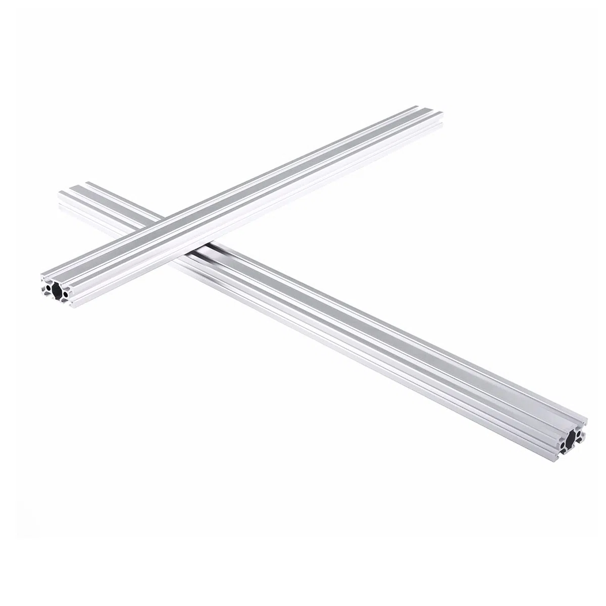 2 Stück 1000mm 2040 T Typ Europäische Norm Systemprofil Aluminium Profil 20x40 Aluminiumprofil Extrusions Linearschiene für 3D-Drucker und CNC-DIY-Lasergravurmaschine
