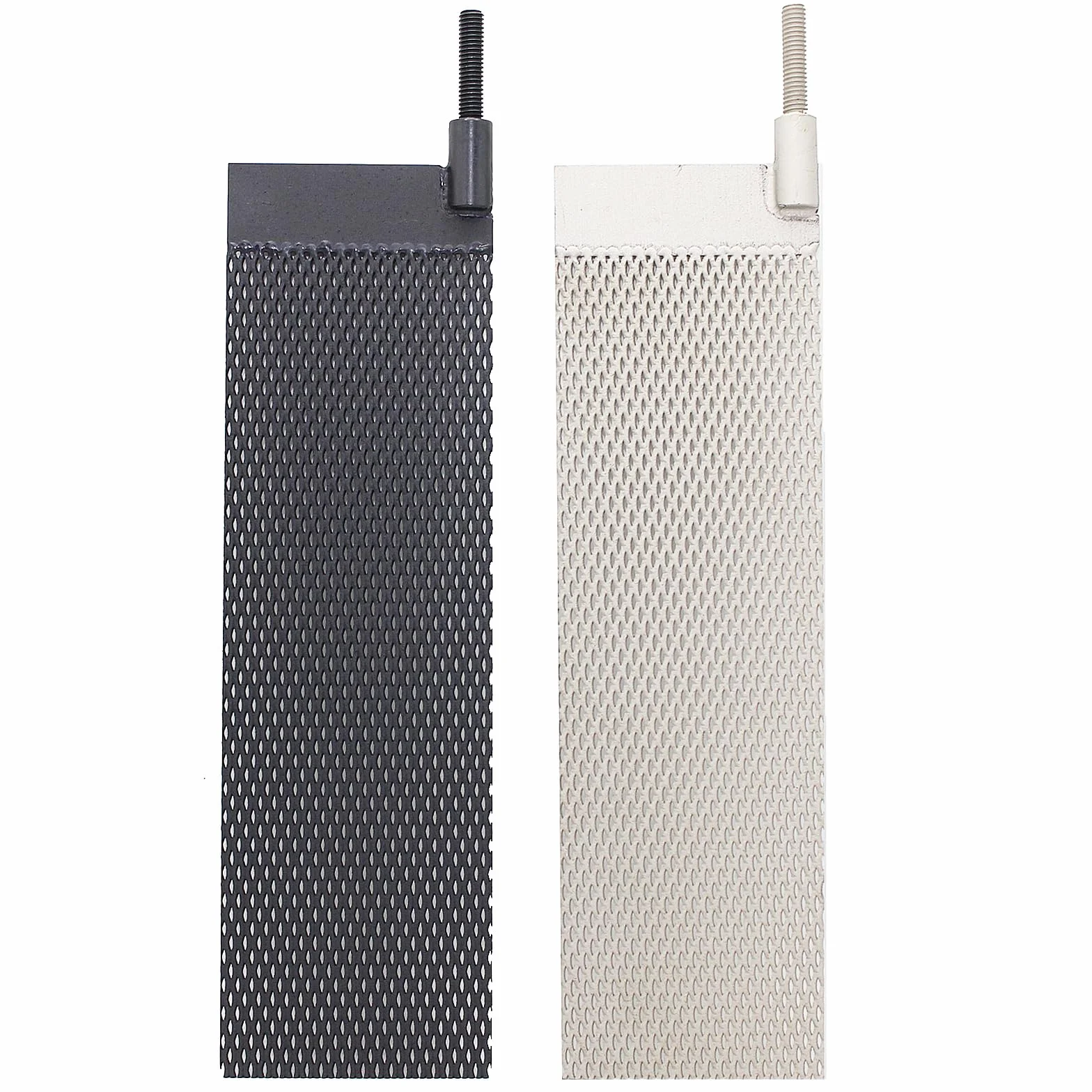 Elektroden aus Titan Elektrochemische Anwendung, 2PCS Titan Anode Mesh mit MMO Ruthenium-Iridium-Beschichtung und Kathoden-Elektrolyt-Mesh ohne Beschichtung für die Schwimmbadreinigung