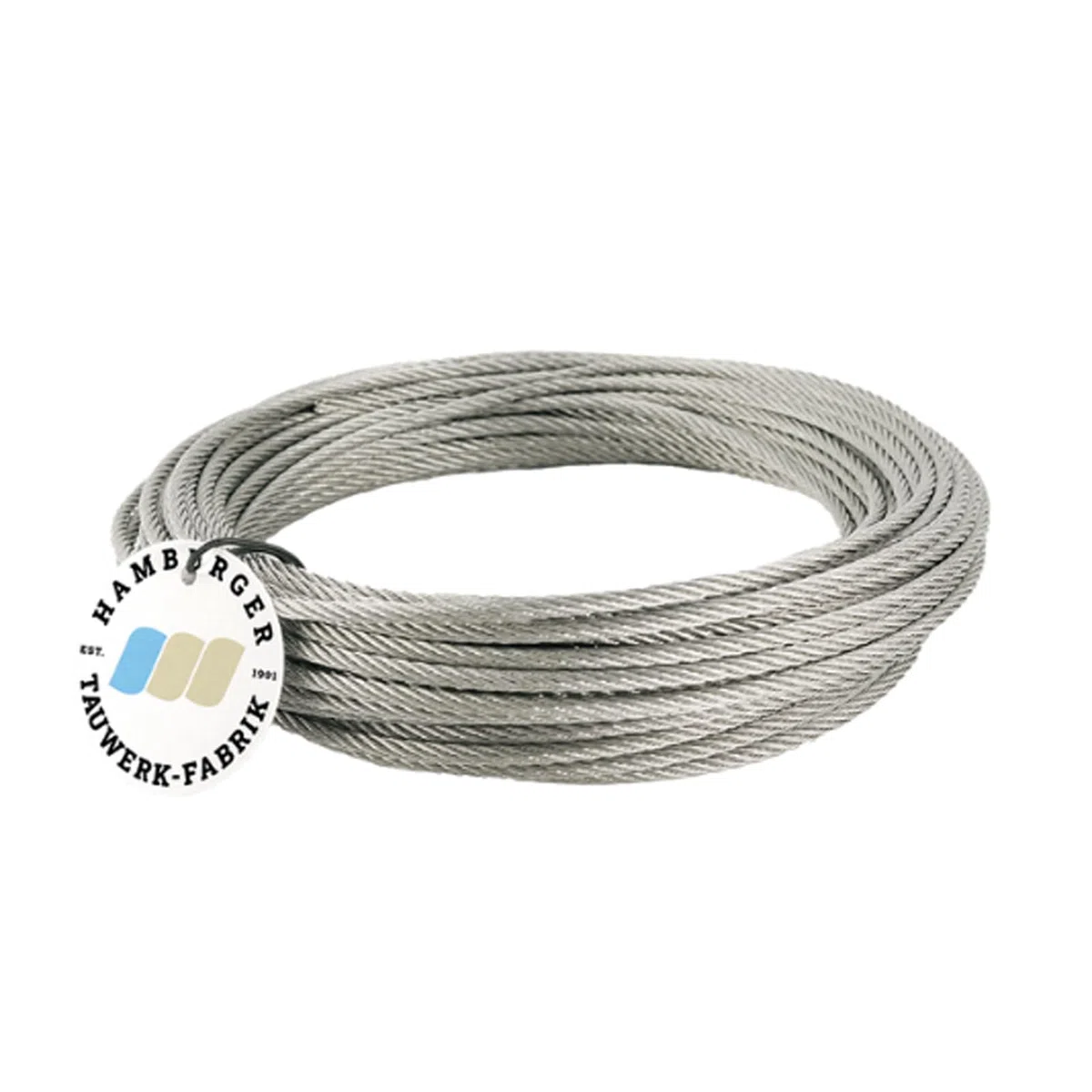 10 Meter - 8mm Edelstahldrahtseil 7x7 V4A Inox rostfrei Drahtseil Stahlseil Geländerseil